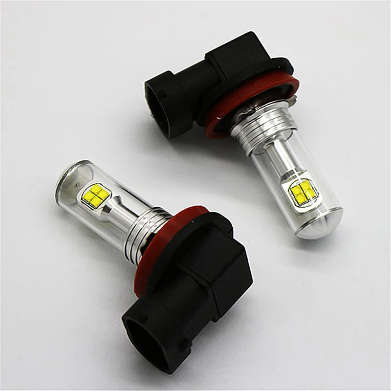 2 шт. высокое качество H8 H11 8SMD яркие 40 Вт Противотуманные светодиодные фары лампы DRL дневные автомобильный световой указатель света габаритные и поворотные огни