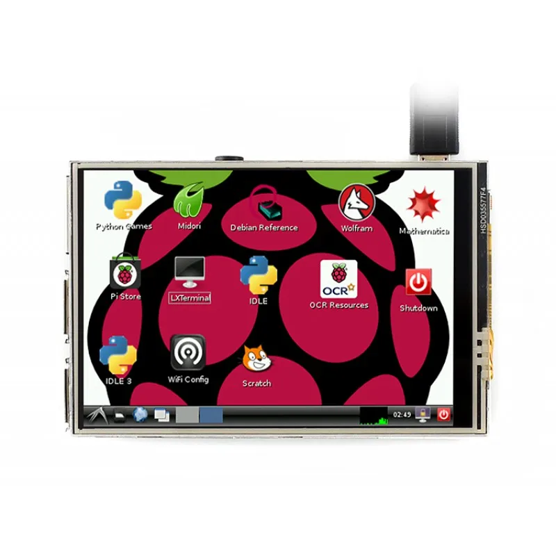 Raspberry Pi 3 5 дюймовый TFT LCD(C) дисплей с разрешением 480x320 сенсорный экран 125 МГц