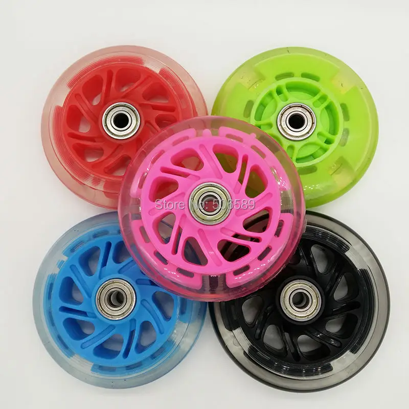 free shipping scooter wheel flashing wheel 100*24 8pieces / lotin