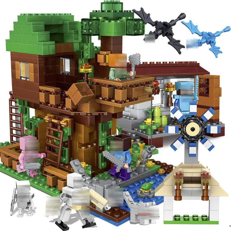 

Legoings Minecrafted The Mine 922Pcs Bricks Set Building Blocks Assembled Toys For Children Compatible Legoing Minecraft