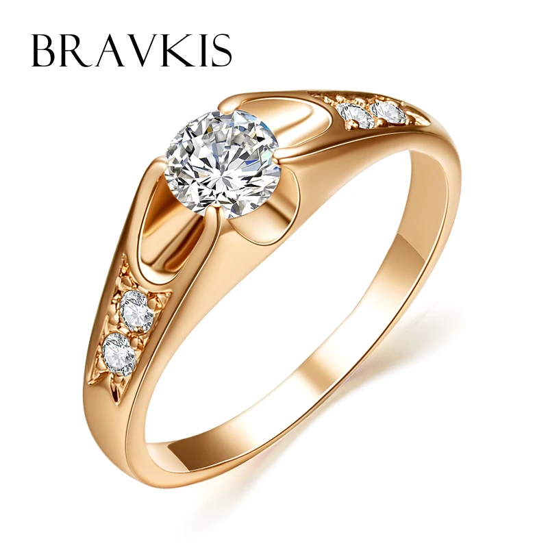 Женские винтажные обручальные кольца BRAVEKISS с камнями bague mujer moda ювелирные изделия