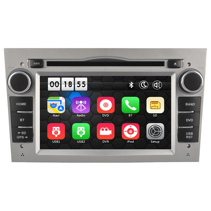 7 Inch Two Din Car DVD Player For Opel Vauxhall Antara VECTRA ZAFIRA Astra Capacitive Screen