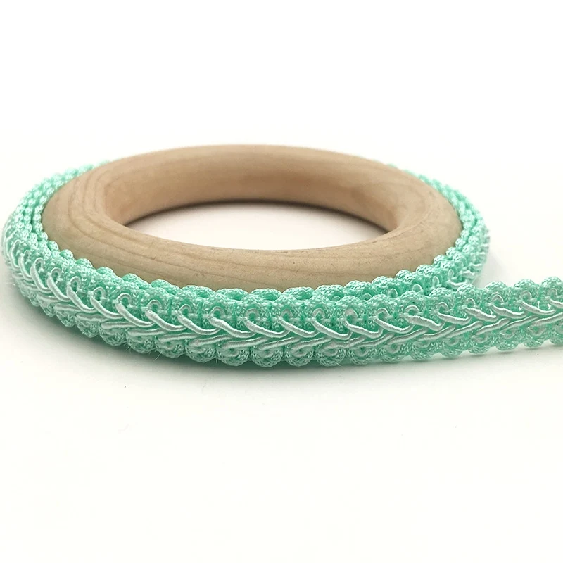 5Meter 12mm Curve Cotton Lace Trim Centipede Braided Ribbon Fabric Handmade DIY Clothes Sewing Supplies Craft Accessories