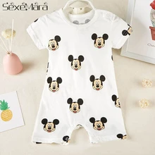 

Baby Clothes Newborn Clothes Baby Girl/Boy Clothing Children's Cartoon Casual Short-Sleeved Romper Bebes Baby Boy Summer Clothes
