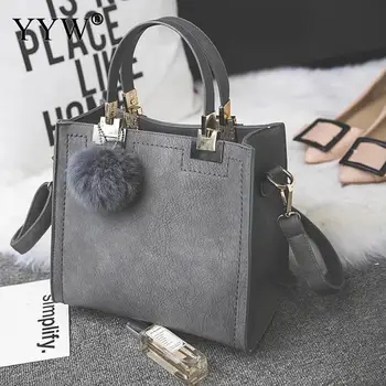 

Pu Leather Handbags Vintage Women Bag Bolsa Feminina Quality Casual Female Top Handle Hand Bags Shoulder Bag Lady Square Bolsos