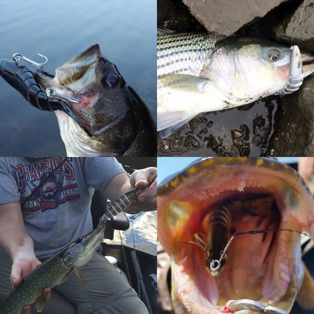 8 сегментная рыболовная приманка Щука воблеры 13 см 26 г Swimbait Бас/рыболовные