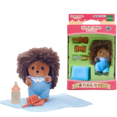 Sylvanian Family ежик детский набор кукольный домик пушистые игрушки Фигурки 4 см