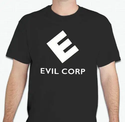 

EVIL CORP Mr Robot Hackers T shirt Computer hacker Tshirt Summer Style Fashion Men T-Shirts 2017 Fashion Short Sleeve