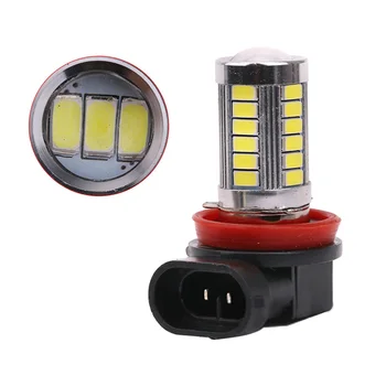 

9-15V H 8/H 11 D RL Light Bulb SMD 5630 33 Led White C ar Fog Light Headlight Driving Daytime Running Lamp Bulb