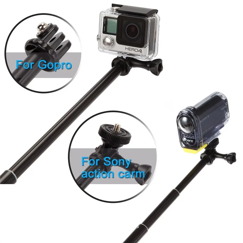 Extendable-Waterproof-Gopro-Monopod-Tripod-tripe-with-Gopro-Mount-Adapter-for-GoPro-Hero-4-3-Sj4000-sjcam-xiaomi-yi-Accessories  (9)