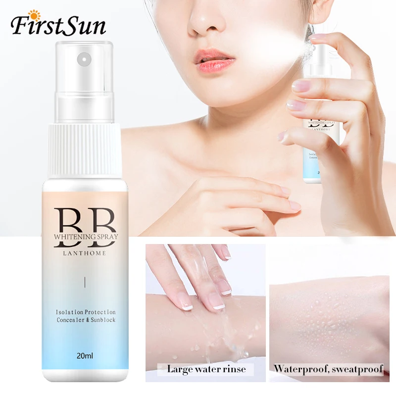 

New 20MLBody Sunscreen Skin Whitening Spray Concealer Moisturizing BB Cream Foundation Makeup Summer Beauty Cosmetics