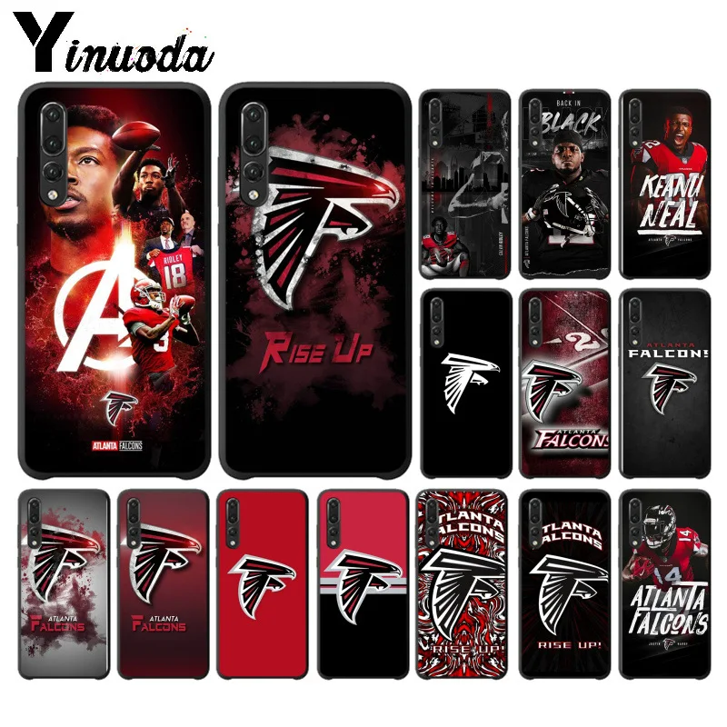 

Yinuoda Atlanta Falcons Silicone Soft TPU Phone Case for Huawei P10 plus 20 pro P20 lite mate9 10 lite honor 10 view10 Cover