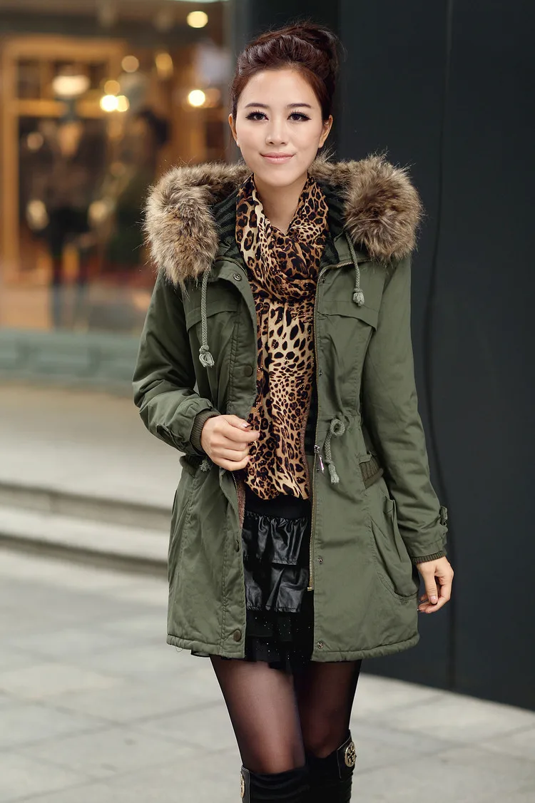 Algodón chaqueta de invierno, para mujer abajo y abrigos