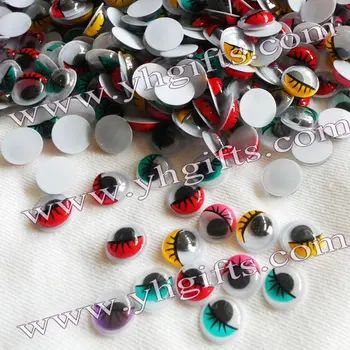 

500PCS/LOT.1CM 5 color Colorful eyeball,Pastic eyelash wiggle eye,Doll eyes,Craft work,Craft material,DIY accessories,Wholesale