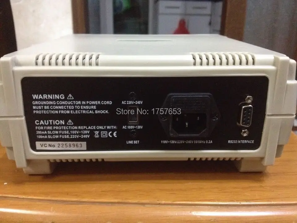 Бесплатная доставка цифровой мультиметр VICI VC8145 Настольный вольтметр ПК DMM 80K