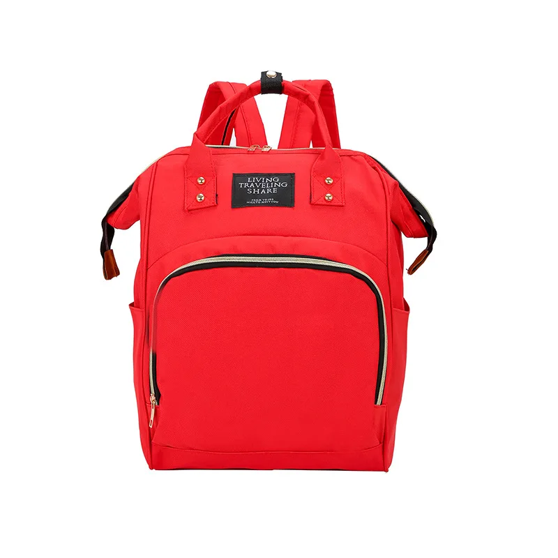 20-30L большой емкости рюкзак сумка под подгузники уличная детская сумка многофункциональный, для мам рюкзак для матерей для мам дорожная сумка для подгузников - Цвет: Красный