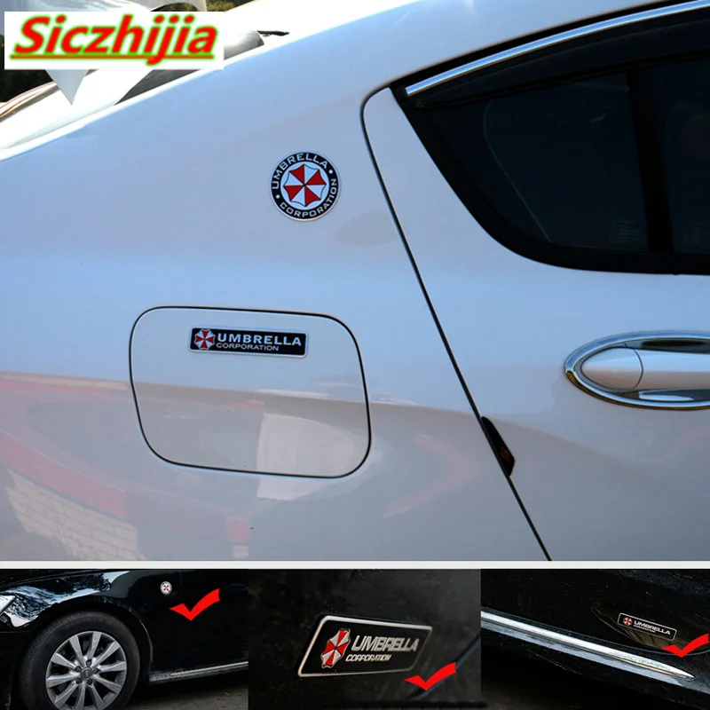 

3D car biohazard umbrella sticker for Toyota Camry Corolla RAV4 Yaris Highlander/Land Cruiser/PRADO Vios Vitz
