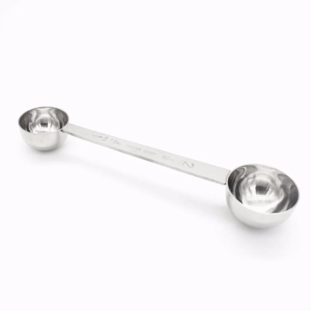 Stainless Steel 18/10 Coffee Scoop Double Side Coffee Measuring Spoon 1