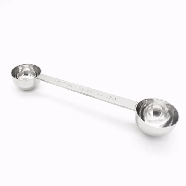 Stainless Steel 18 10 Coffee Scoop Double Side Measuring Stainless Steel 18 10 Coffee Scoop Double Side Measuring Spoon 1 Tbsp And 2