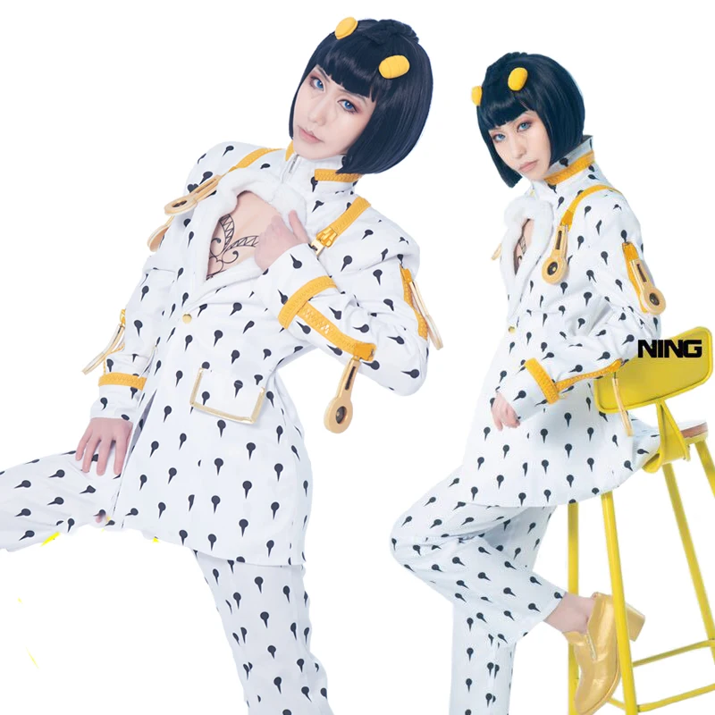 

Anime JOJO 5 JoJo's Bizarre Adventure Golden Wind Bruno Bucciarati Cosplay Costume halloween costume