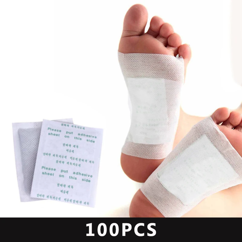 

100 PCS Detox Foot Patch Pads Detoxify Toxins Fit Health Care Detox Pa Improves Circulation Combats Fatigue Better Sleep