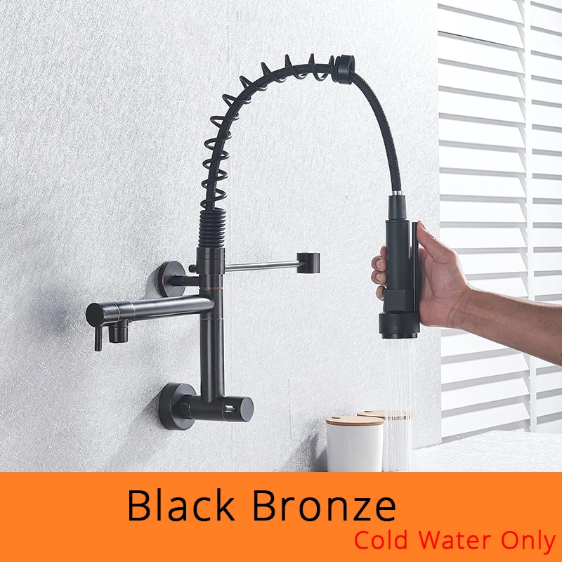 Spring Kitchen Faucet Faucet Cartridge Faucet Valve Faucet Handle Faucet Cover Swivel Side Sprayer Dual Spout Sink Cold Water 360 Rotation