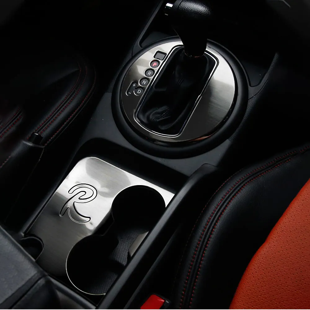 

Car Gear Shift Panel Decoration Emblem Sticker Water Cup Holder Cover Logo for Kia Sportage R 2011 2012 2013 2014 2015 Styling