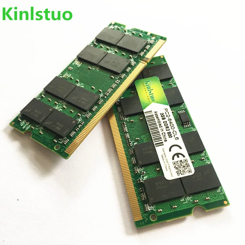 Kinlstuo 4 Гб(2x2 Гб) DDR2 800 МГц 667 МГц ноутбук память 200-pin SODIMM ноутбук ram