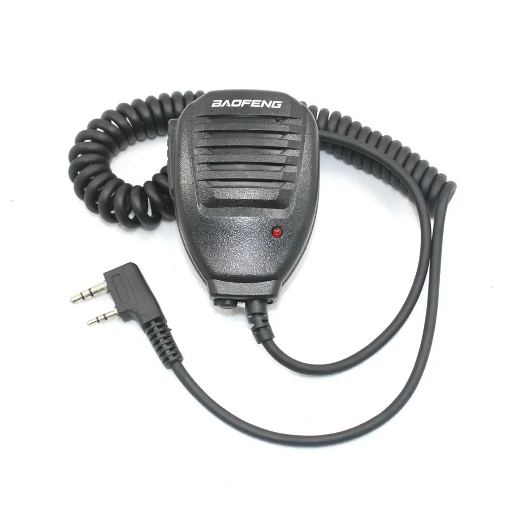 Портативный ручной динамик baofeng PTT двусторонний радио и микрофон для walk talkie Baofeng UV
