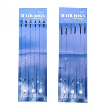 6 шт./кор. карп рыболовные крючки из высокоуглеродистой Сталь колючей анти-ржавчины крючки крючок нейлон линии поворотный рыболовные снасти аксессуар