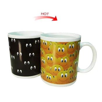 

Creative Magic Mug Temperature Changing Cup Color Changing Chameleon Mugs Heat Sensitive Coffee Tea Milk Cups Novelty Gifts