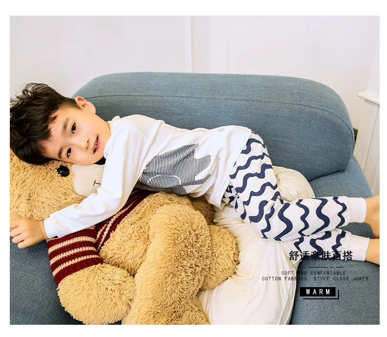 Детская Хлопковая одежда для сна для новорожденных; От 0 до 2 лет; детская одежда; Пижамный костюм для маленьких девочек и мальчиков; одежда для сна с рисунком для младенцев; пижамный комплект