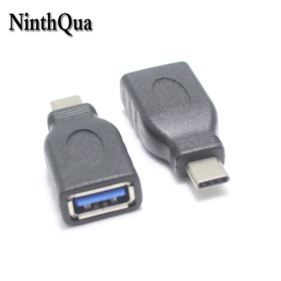 

NinthQua USB 3.0 Type A Female jack to USB 3.1 Type C USB Male Plug OTG Connector Adapter for Data Line Phone U Disk