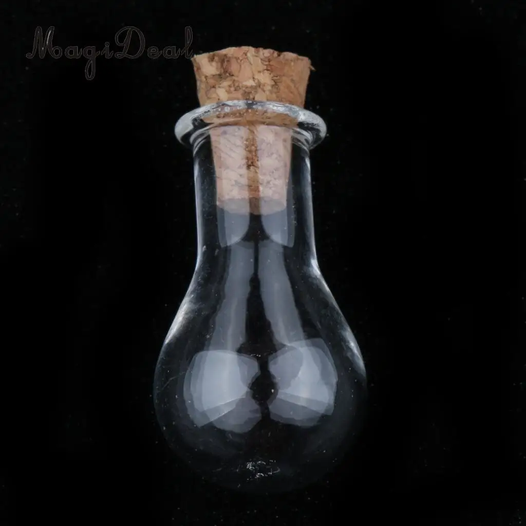 10pcs 2ml Small Glass Wishing Bottles Essential Oils Jars  Fragrance Reed Diffuser Vials DIY Decoration Tool