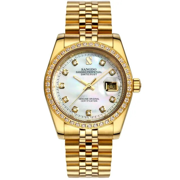 38MM SANGDO men s watch Automatic Self Wind movement High quality Luxury Mechanical watches 327DDD