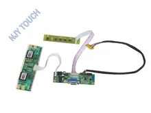 V.M70A VGA LCD Controller Board Kit for 21.6 inch 1366×768 WXGA V216B1-L01 4CCFL LVDS Motherboard with 5-KEY Keypad Easy to DIY
