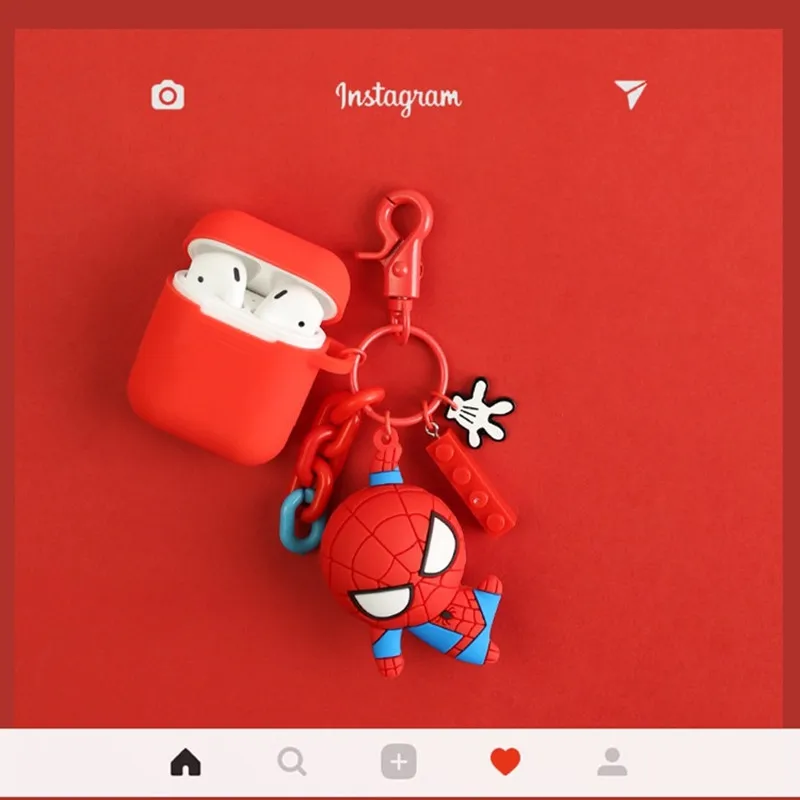 2019 Новая мода брелок кулон Человек-паук 3D стерео ручная офисная безделушка кольцо на сумку автомобиль узорная цепь Личность аксессуары