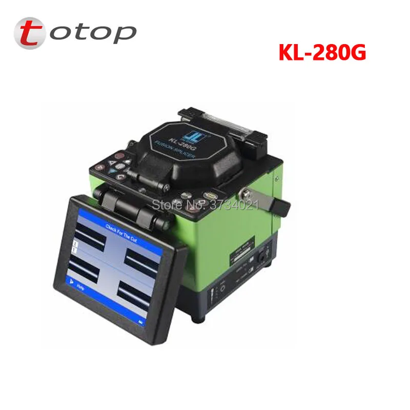 

New Jilong Fiber Optic Splicing Machine KL-280G Single Fiber Fusion Splicer