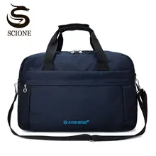 Scione бизнес путешествия сумки на плечо для мужчин водонепроницаемый чемодан сумка для ноутбука чемодан Твердые повседневные спортивные выходные сумка через плечо