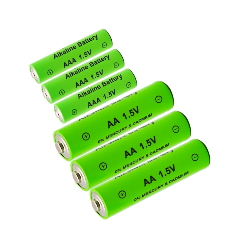 AA+ AAA, новинка, перезаряжаемая батарея AA 1,5 в, щелочная батарея AAA 2100-3000 мА/ч, фонарь, часы, mp3-плеер, сменная никель-металл-гидридная батарея