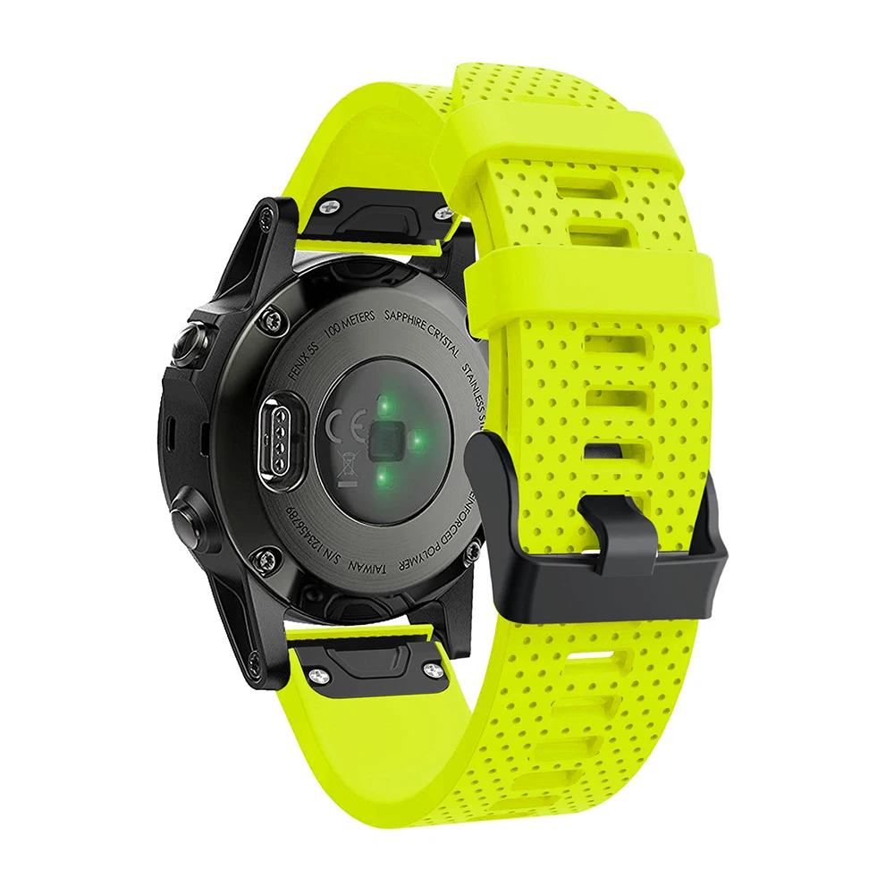 Quick Release силиконовые Easy fit запястье ремешок 26 22 20 мм для Garmin Fenix 5X5 5S плюс 3 3 HR Forerunner 935 часы