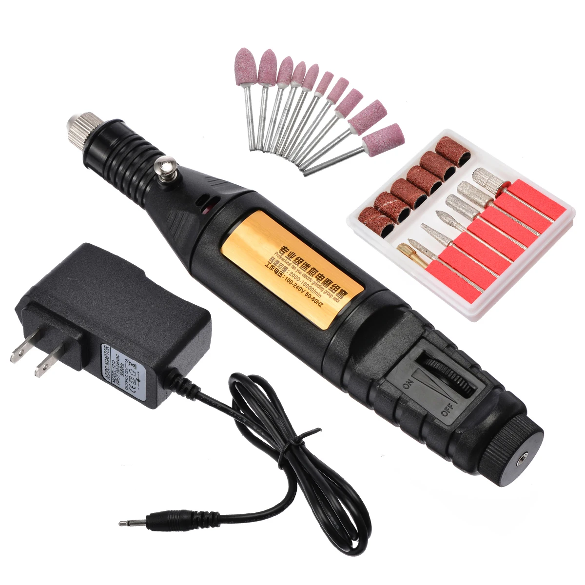 Craft Drill Hobby Manicure Pen Electric Rotary Mini Drill Grinder Carving Machine DIY Sanding Engraving Set Tool