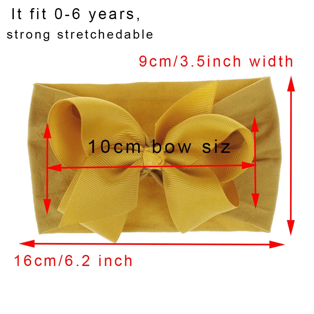 1 шт. Симпатичные бантом детская повязка на голову для малышей детей детские украшения для волос лентой Головные Уборы Ободки для девочек