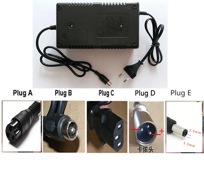 

Electric Bicycle 36V 1.8A 1.6A 8AH 10AH 12AH Lead Acid Battery Charger Ebike Scooter With US EU Plug