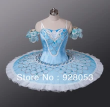 Free Shipping!!Women Blue Skirt;Adult Ballet Dance Wear ;Girls Professional Ballerina Dresses;Ballet Tutus;Dance Costumes AT0060