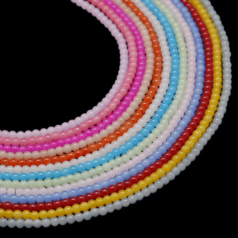 Новое поступление! Круглые шарики для браслета ожерелий 4 мм 100 шт./лот|beaded frog|bead