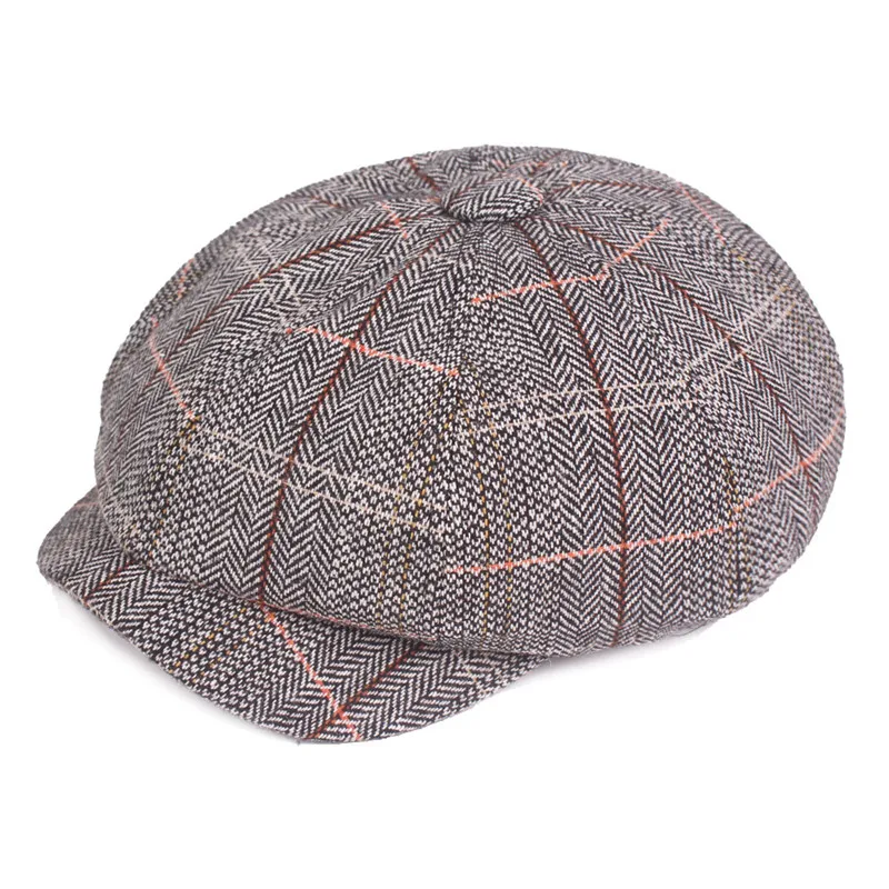 XdanqinX мужская шляпа хлопок Ретро кепка газетчика унисекс британский модный стиль Snapback винтажный бренд Женская шляпа