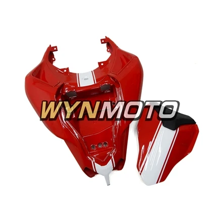 Полный мотоцикла белый красные, Черные новые для поездок на мотоцикле Ducati 1098 848 1198 2007 08 09 2010 2011 2012 АБС-пластик обтекатели комплект