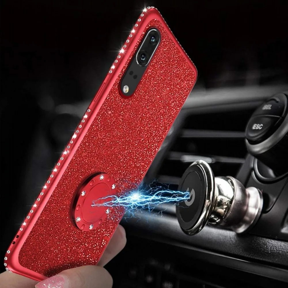 Diamond Case for Samsung Galaxy A70 A60 A50 A40 A30 A20 A10 Cover For Samsung Galaxy M30 M20 M10 Glitter Ring Kickstand Case_conew1