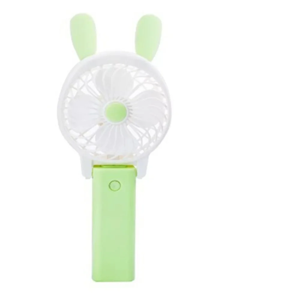 

T-charging mini cartoon hand with portable usb fan folding student electric fan portable dormitory small wind small office fan